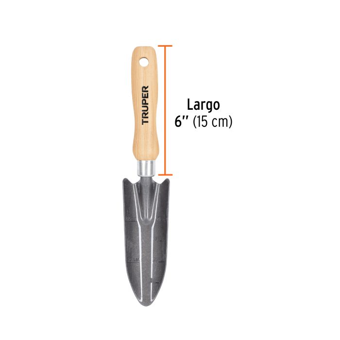 Palita angosta de jardín, mango de 6" - Imagen 3