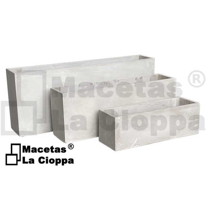 Maceta fibrocemento jardinera