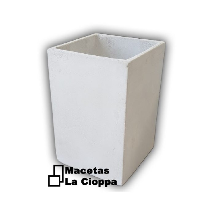 Maceta fibrocemento prisma