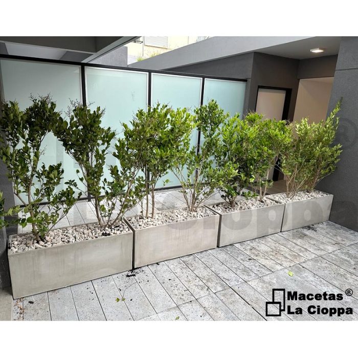 Maceta fibrocemento jardinera - Imagen 2