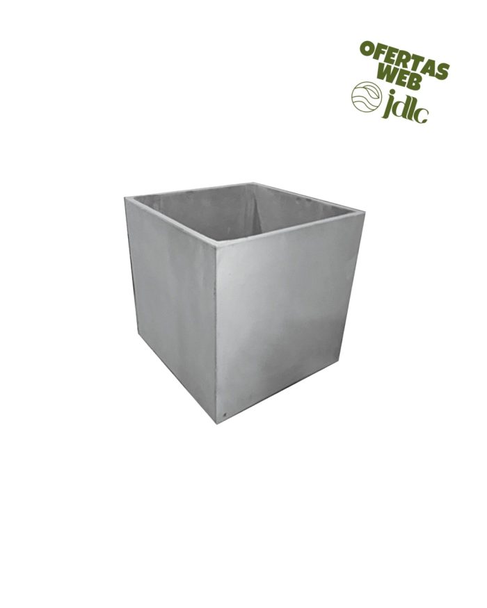 Maceta fibrocemento cubo