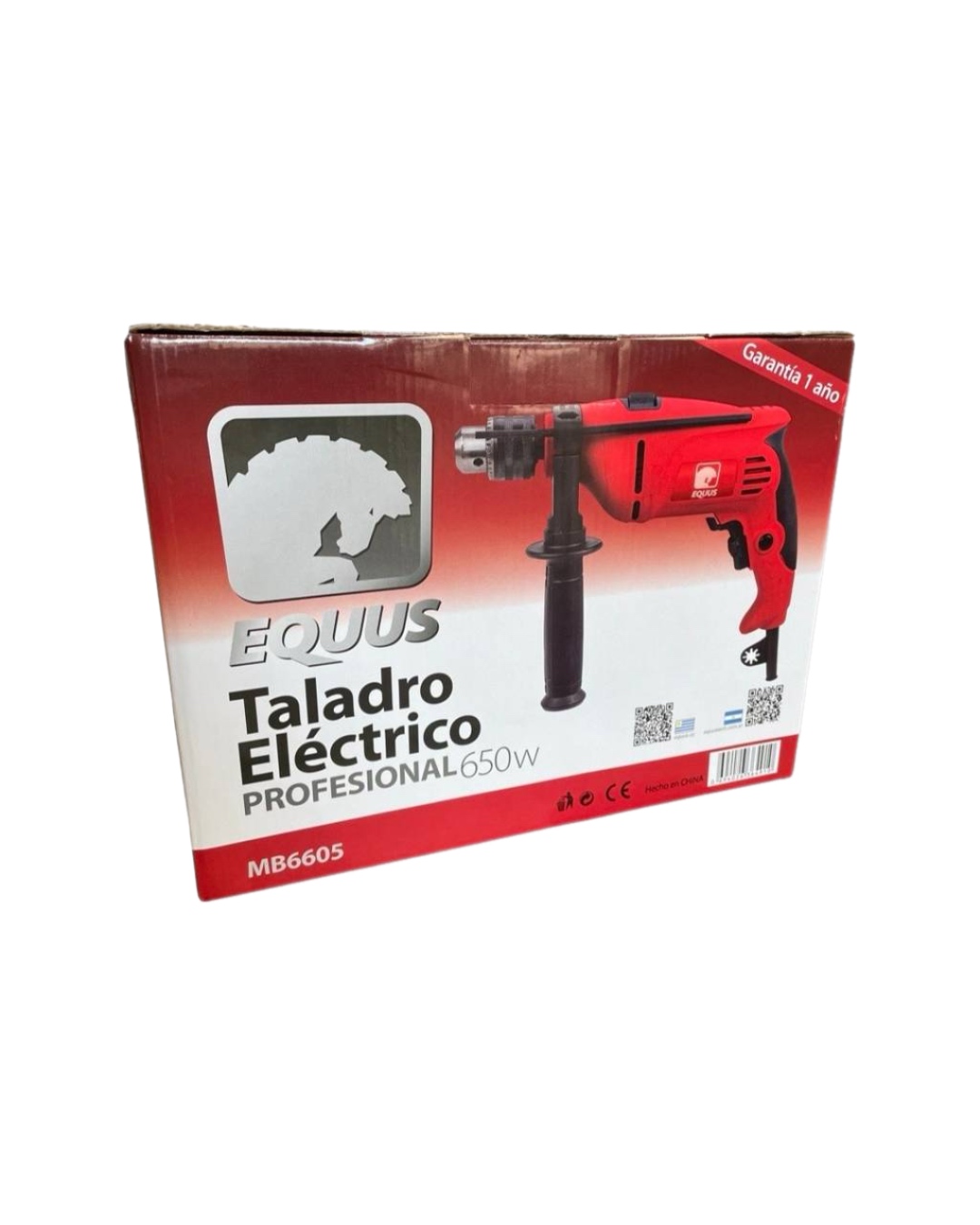 Taladro Eléctrico Equus Profesional 650w con Percutor - Imagen 2