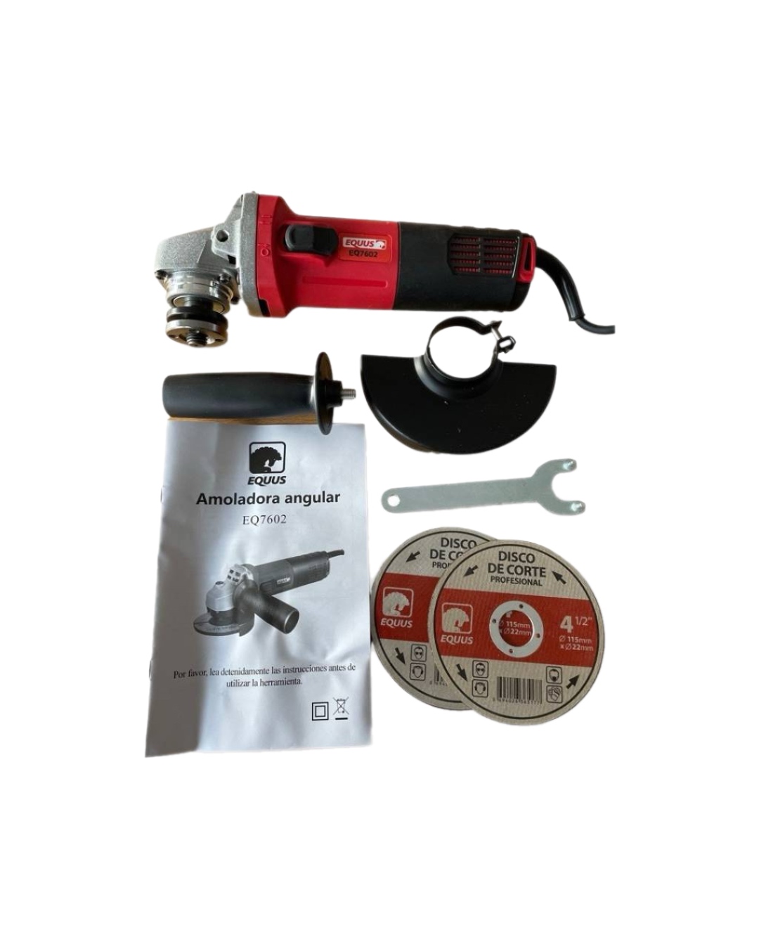 Amoladora eléctrica Equus 900w Uso profesional - Imagen 2