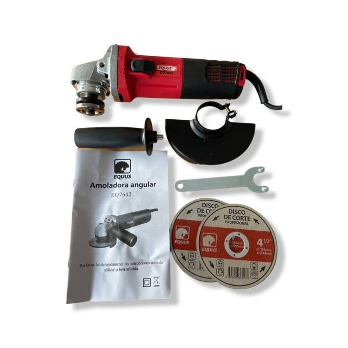 Amoladora eléctrica Equus 900w Uso profesional - Imagen 2